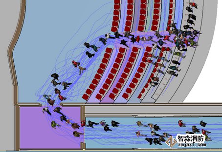 中山消防安全評估中山人員疏散能力模擬分析軟件Pathfinder5