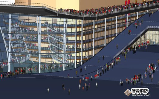 中山消防安全評估中山人員疏散能力模擬分析軟件Pathfinder6